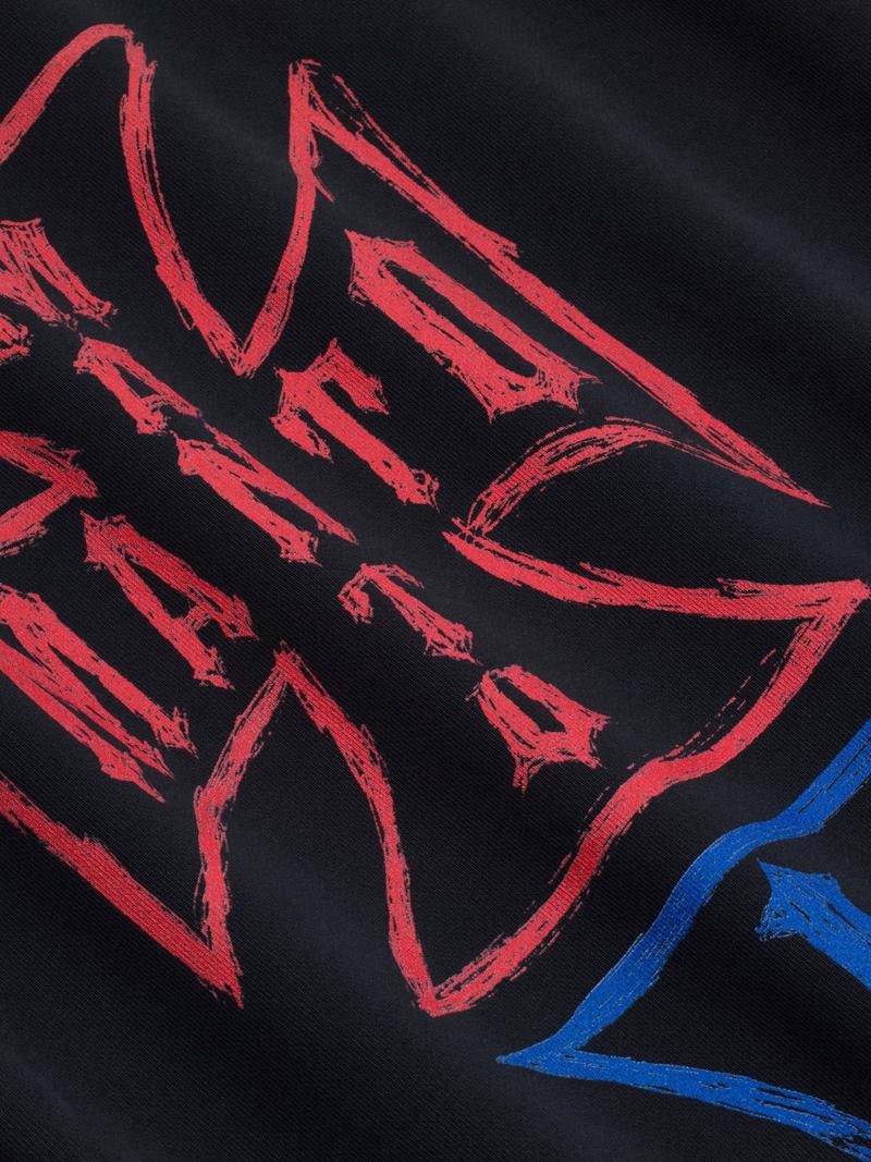 MANTO hoodie Ivo Fighters oversize- black